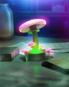 Weird Mushrooms Mad Scientist Lab Badge