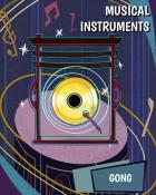 Gong Musical Instruments Badge - Mahjong Garden HD