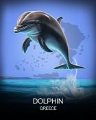 Mahjong Sanctuary Dolphin National Animals Badge