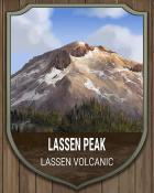 Canasta HD Lassen Volcanic Peak National Parks Badge