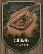 Tri-Peaks Solitaire HD Mesa Verde Sun Temple National Parks Badge