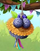 Snowbird Solitaire Cake Pogo Pinatas Badge