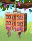 Wheel of Fortune: Pogo Edition Tall Building Pogo Pinatas Badge