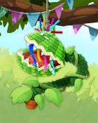 Canasta HD Venus Flytrap Pogo Pinatas Badge