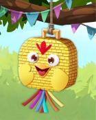 Mahjong Safari HD Chicken Pogo Pinatas Badge