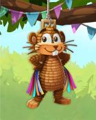 Jungle Gin HD Nestor Pogo Pinatas Badge