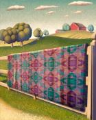 Canasta HD Aunt Sukey's Choice Quilting Square Badge