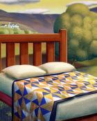 Jungle Gin HD Double Pinwheel Quilting Square Badge