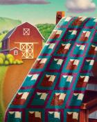 Poppit! Party Kitty Cats Quilting Square Badge