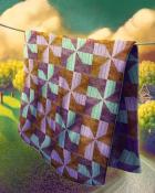 Mahjong Garden HD Maypole Dance Quilting Square Badge