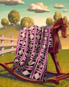 First Class Solitaire HD Path and Stiles Quilting Square Badge