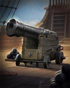 Garden Blast Cannon Ships Ahoy Badge