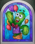 Poppit HD Stained Glass Badge - Mahjong Safari HD