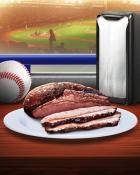 Canasta HD BBQ Brisket Tailgating Foods Badge