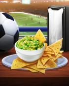 Solitaire Home Story Chips and Guacamole Tailgating Foods Badge