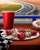 World Class Solitaire HD Fruit Skewers Tailgating Foods Badge