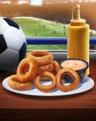 Thousand Island Solitaire HD Onion Rings Tailgating Foods Badge