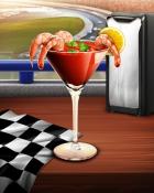 Aces Up! HD Shrimp Cocktail Tailgating Foods Badge