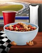 Mahjong Garden HD Trail Mix Tailgating Foods Badge