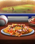 First Class Solitaire HD Nachos Tailgating Foods Badge
