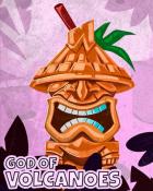 Ceramic God of Volcanoes Badge - Spades HD