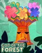 Wooden God of the Forest Badge - Mahjong Garden HD