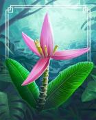 Jungle Gin HD Flowering Banana Tropical Flowers Badge