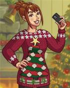 Memorable Amy Ugly Sweaters Badge