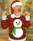 Gingerbread Nate Ugly Sweaters Badge