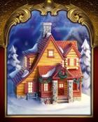 Tri-Peaks Solitaire HD Cabin Victorian Village Badge
