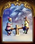 Mahjong Garden HD Seesaw Victorian Village Badge