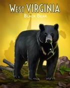 Mahjong Safari HD West Virginia Black Bear Wild America Badge