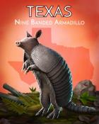 Mahjong Sanctuary Nine-Banded Armadillo Wild America Badge