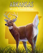 Mahjong Safari HD Arkansas White-Tailed Deer Wild America Badge