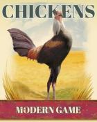 Word Whomp HD Modern Game Chickens Badge