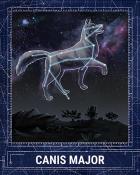 Canasta HD Canis Major Constellations Badge