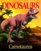 First Class Solitaire HD Carnotaurus Dinosaurs Badge