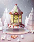 Green Gazebo Gingerbread Badge - Quinn's Aquarium