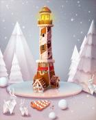 Lighthouse Gingerbread Badge - MONOPOLY Sudoku