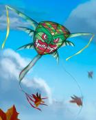 World Class Solitaire HD Tiki Dragon Kites Badge