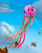 First Class Solitaire HD Jellyfish Kites Badge