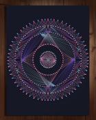 Tri-Peaks Solitaire HD Mesmerizing Circle Nail and String Art Badge