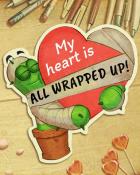 Word Whomp HD Wrapped Up Vintage Valentines Badge