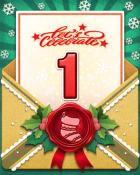 Joyful Holiday 1 Badge - Tri Peaks Solitaire HD