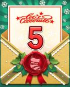 Joyful Holiday 5 Badge - Word Whomp HD