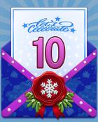 New Year Celebration 10 Badge