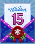 New Year Celebration 15 Badge