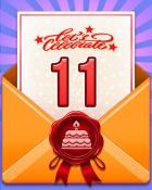 Pogo 24th Birthday Cake 11 Badge - Spades HD