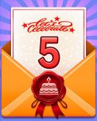 Pogo 24th Birthday Cake 5 Badge - Phlinx II