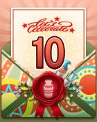 Lucky Cat Bingo Pottery Painting Party 10 Badge